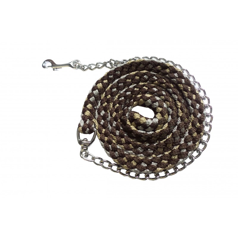 Iron chain pp woven leadrope