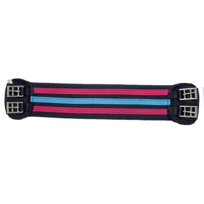 Stripe style neoprene girth